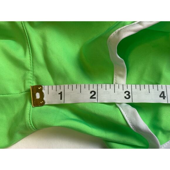 Nike Dri-Fit Women's Neon Green and Blue Running Shorts Size Medium - Picture 7 of 9